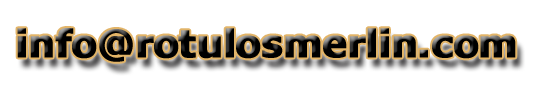 Logo correo Rótulos Merlín